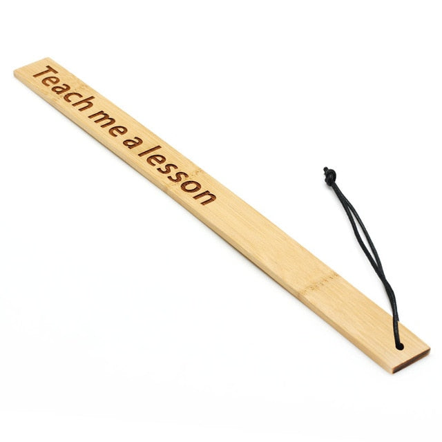 Unruly Sissy Bamboo Paddle - Sissy Lux