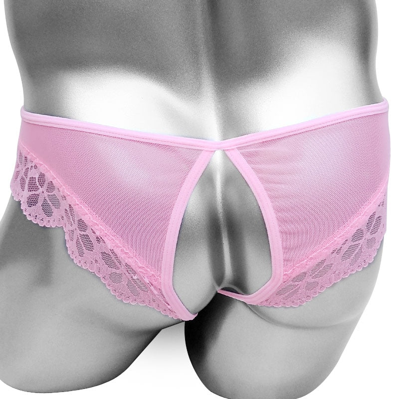 Open Crotch Sissy Slut Panties - Sissy Lux