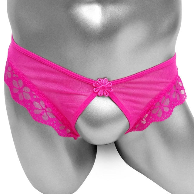 Open Crotch Sissy Slut Panties - Sissy Lux