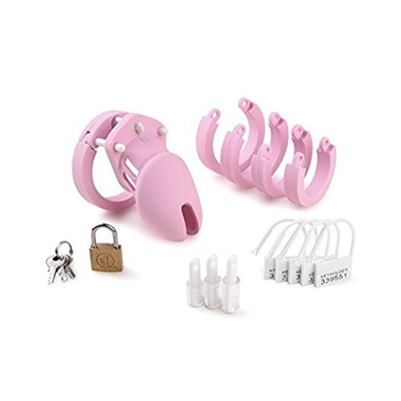 CB6000 Pink Chastity Cage - Sissy Lux