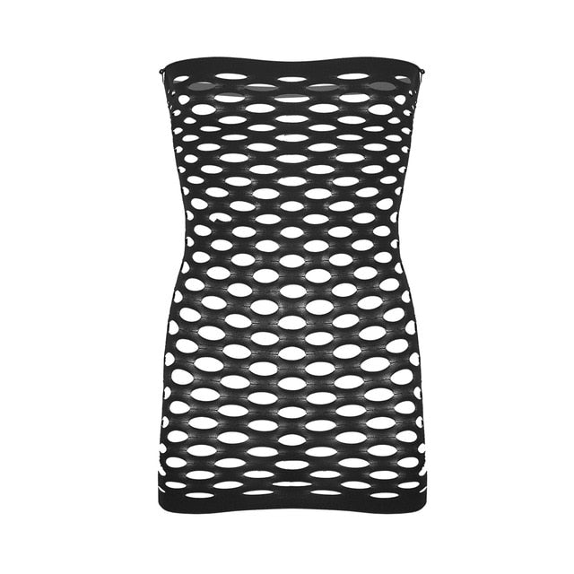 Cute Fishnet Babydoll - Sissy Lux