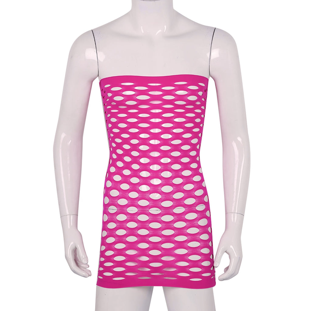 Cute Fishnet Babydoll - Sissy Lux