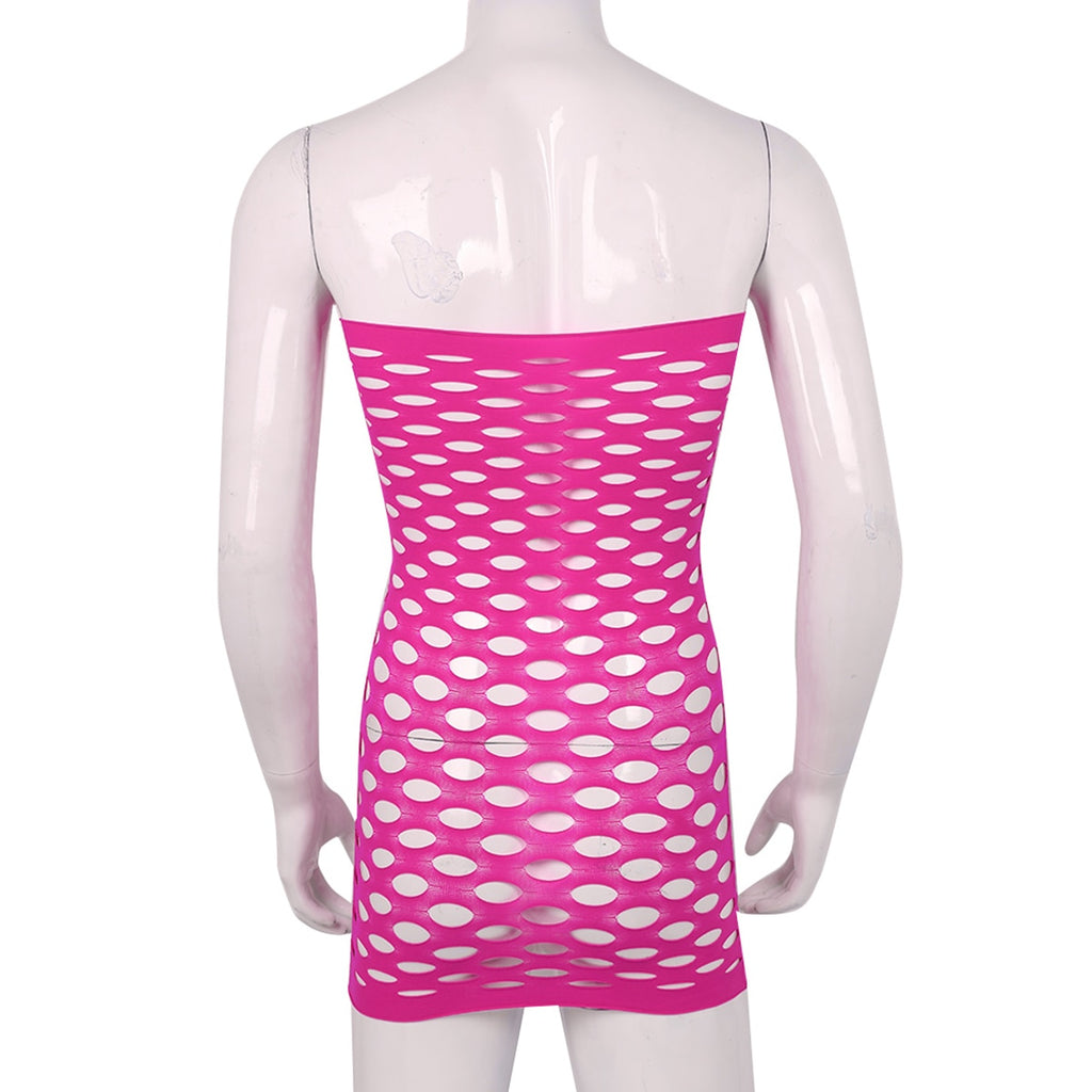 Cute Fishnet Babydoll - Sissy Lux