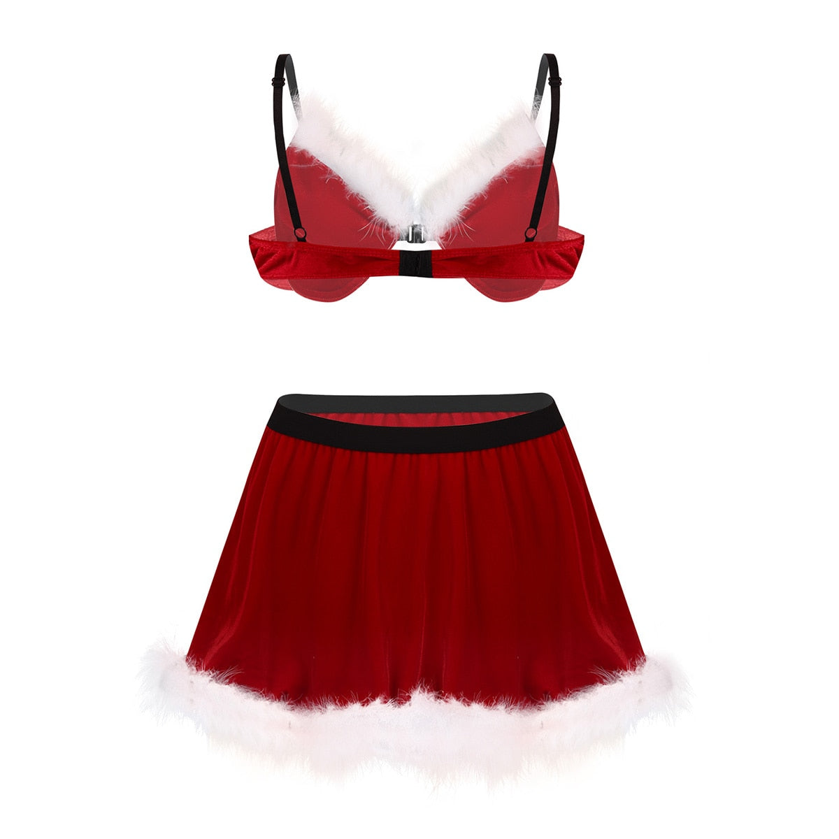 Sissy Christmas Santa Costume - Sissy Lux