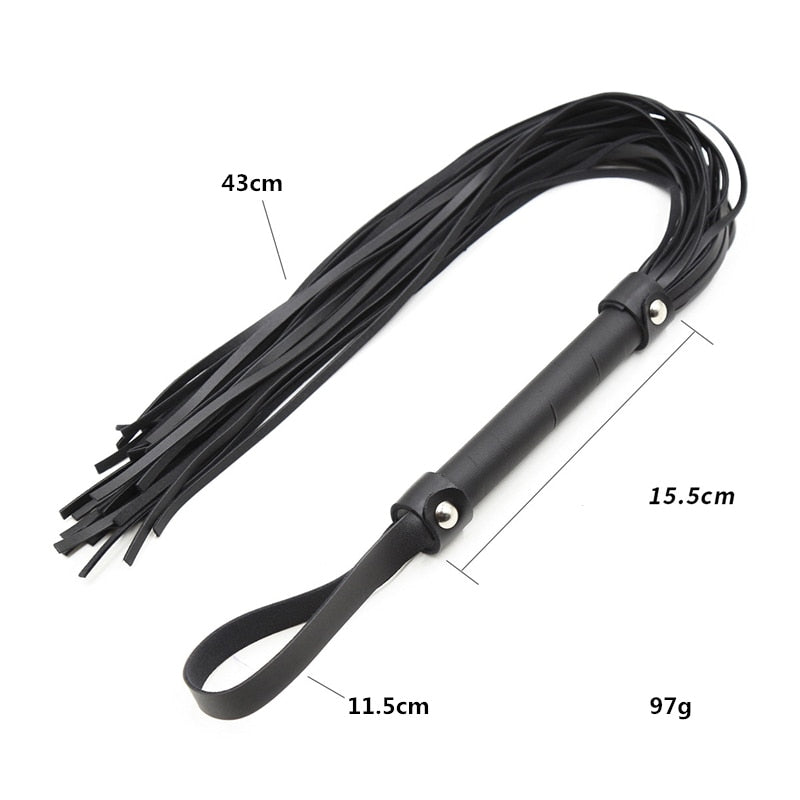 58CM Sissy Slave Spanking Whip - Sissy Lux