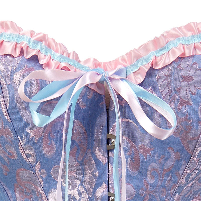 Sissy Maya Floral Corset - Sissy Lux