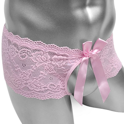Lace Open Crotch Sissy Panties - Sissy Lux
