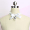 Sissy Slave Bow Knot Bell Choker - Sissy Lux