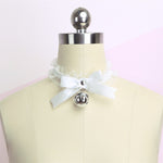 Load image into Gallery viewer, Sissy Slave Bow Knot Bell Choker - Sissy Lux
