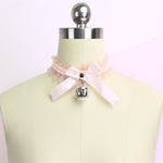 Load image into Gallery viewer, Sissy Slave Bow Knot Bell Choker - Sissy Lux
