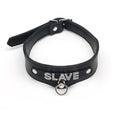 Leather Sissy Slave Collar - Sissy Lux