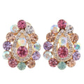 Crystal Flower Sissy Clip-On Earrings - Sissy Lux