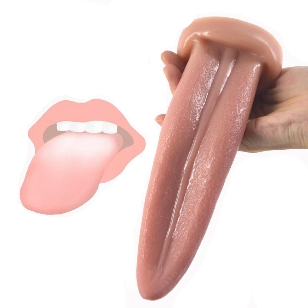 "Your Mistress Tongue" Sissy Dildo - Sissy Lux