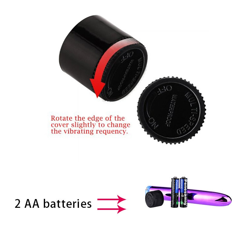 Vibrating Bullet Dildo - Sissy Lux