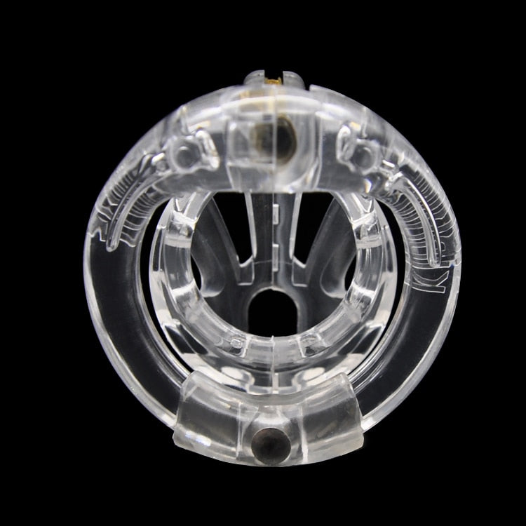 Openable Ring Sissy Chastity Cage w/ Vent Hole - Sissy Lux