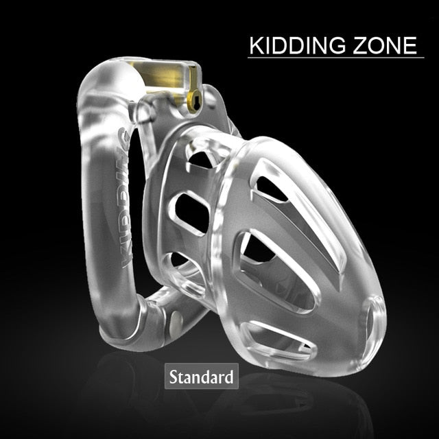 Openable Ring Sissy Chastity Cage w/ Vent Hole - Sissy Lux