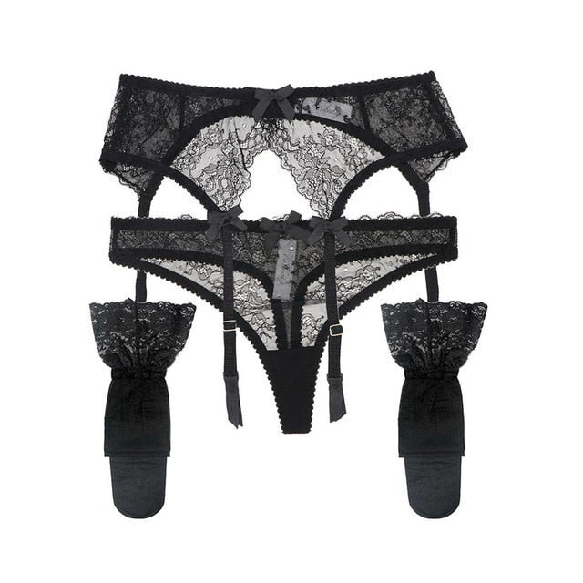 3 Piece Sissy Garter Set - Sissy Lux