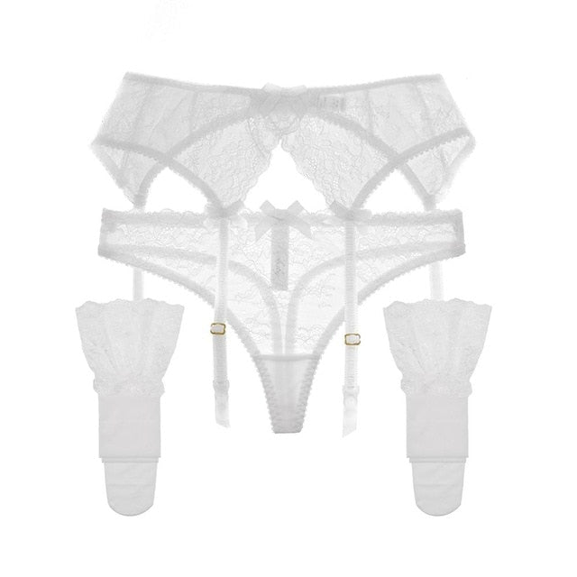 3 Piece Sissy Garter Set - Sissy Lux