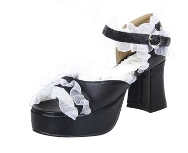 Super Frilly Sissy Shoes - Sissy Lux