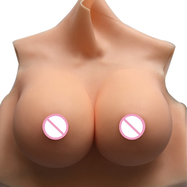 E Cup Silicone Breast Forms - Sissy Lux