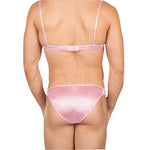 Load image into Gallery viewer, Sissy Lingerie Set - Pink Satin - Sissy Lux
