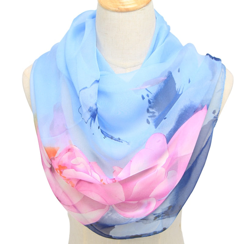 Girly Floral Scarf - Sissy Lux