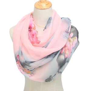 Girly Floral Scarf - Sissy Lux