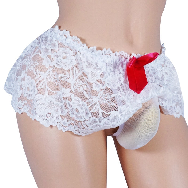 Sissy Panties - Skirted Lace - Sissy Lux