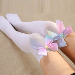 Sissy Bow Tie Stockings - Sissy Lux