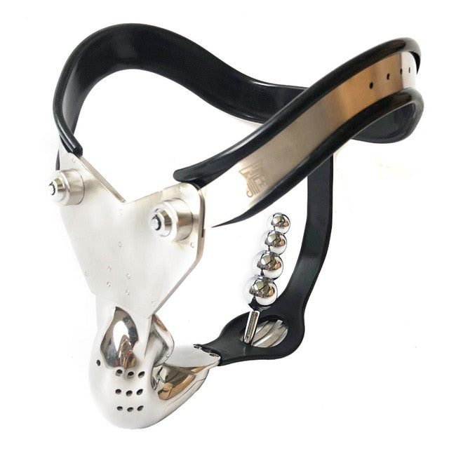 Sissy Chastity Belt w/ Anal Plug - Sissy Lux