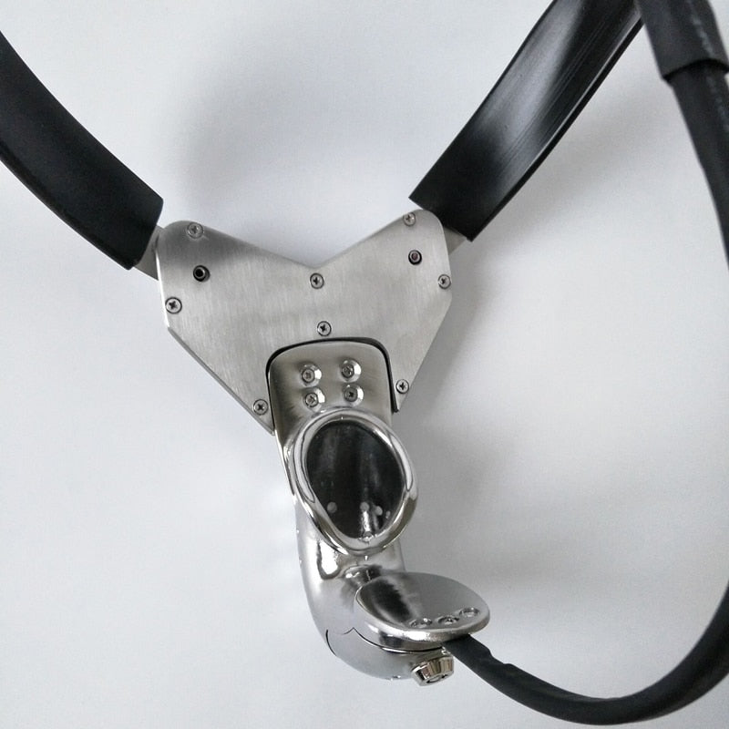 Sissy Chastity Belt w/ Anal Plug - Sissy Lux