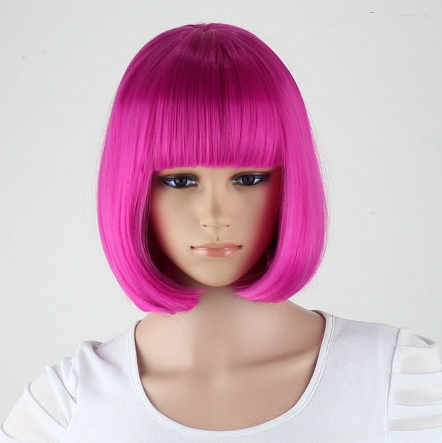Cute Short Sissy Wig with Bangs - Sissy Lux
