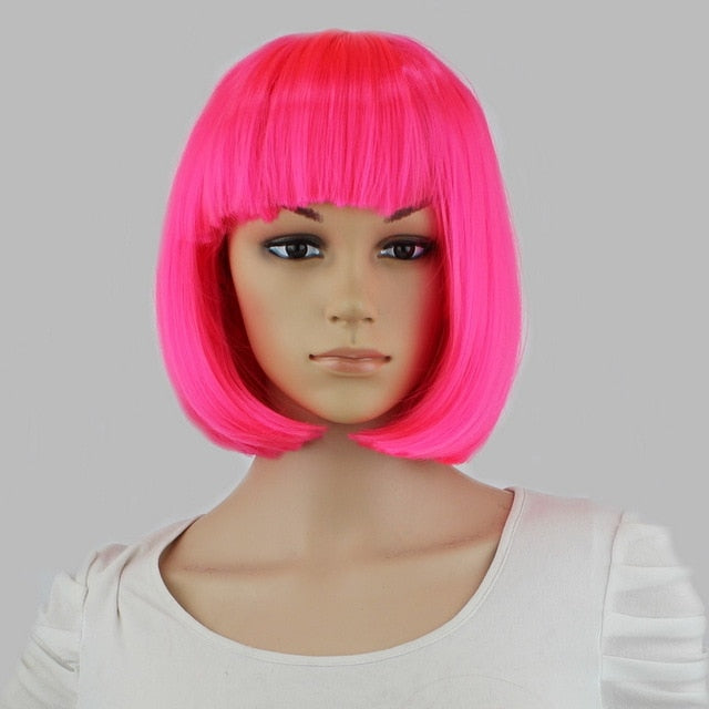 Cute Short Sissy Wig with Bangs - Sissy Lux