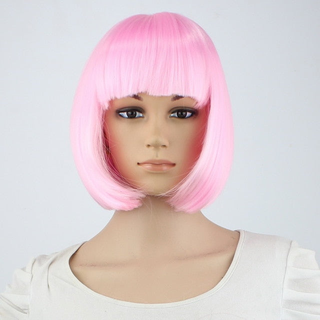 Cute Short Sissy Wig with Bangs - Sissy Lux