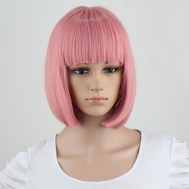 Cute Short Sissy Wig with Bangs - Sissy Lux