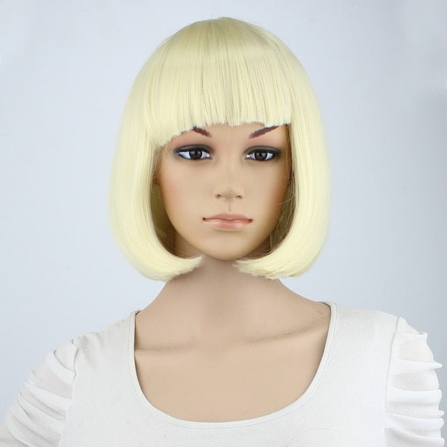 Cute Short Sissy Wig with Bangs - Sissy Lux