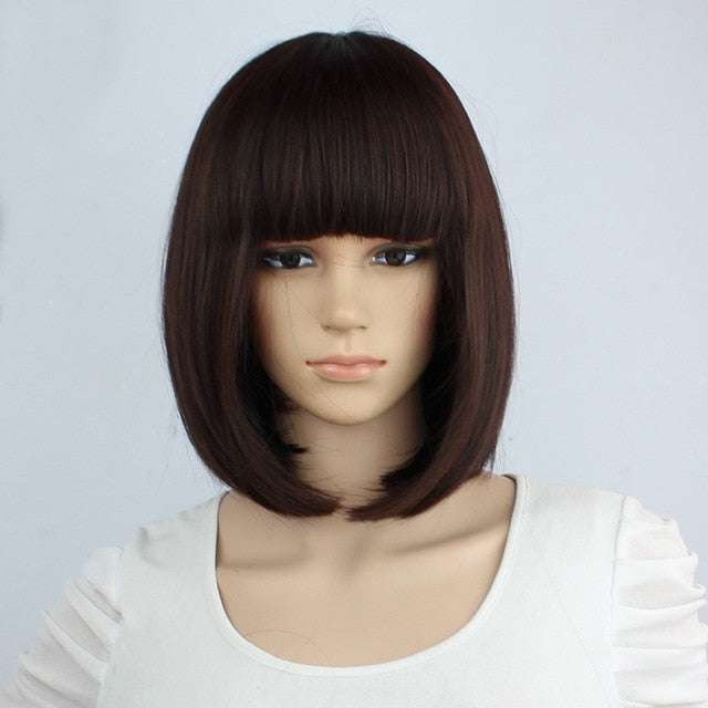 Cute Short Sissy Wig with Bangs - Sissy Lux