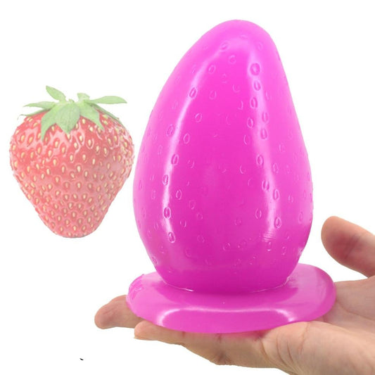 Strawberry Sissy Stuffer Butt Plug - Sissy Lux