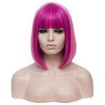 Load image into Gallery viewer, Two-Tone Straight Short Wig with Bangs - Sissy Lux
