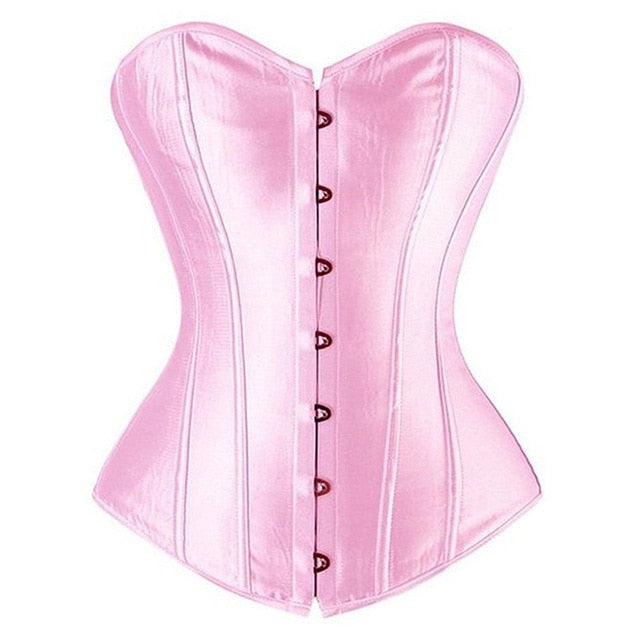 "Amalia" Satin Corset - Sissy Lux