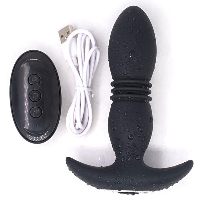 Obedient Sissy Vibrating Plug w/ Remote 12-Speed Training Toy Sissy Lux Obedient Sissy Vibrating Plug w/ Remote 12-Speed Training Toy Sissy Lux
