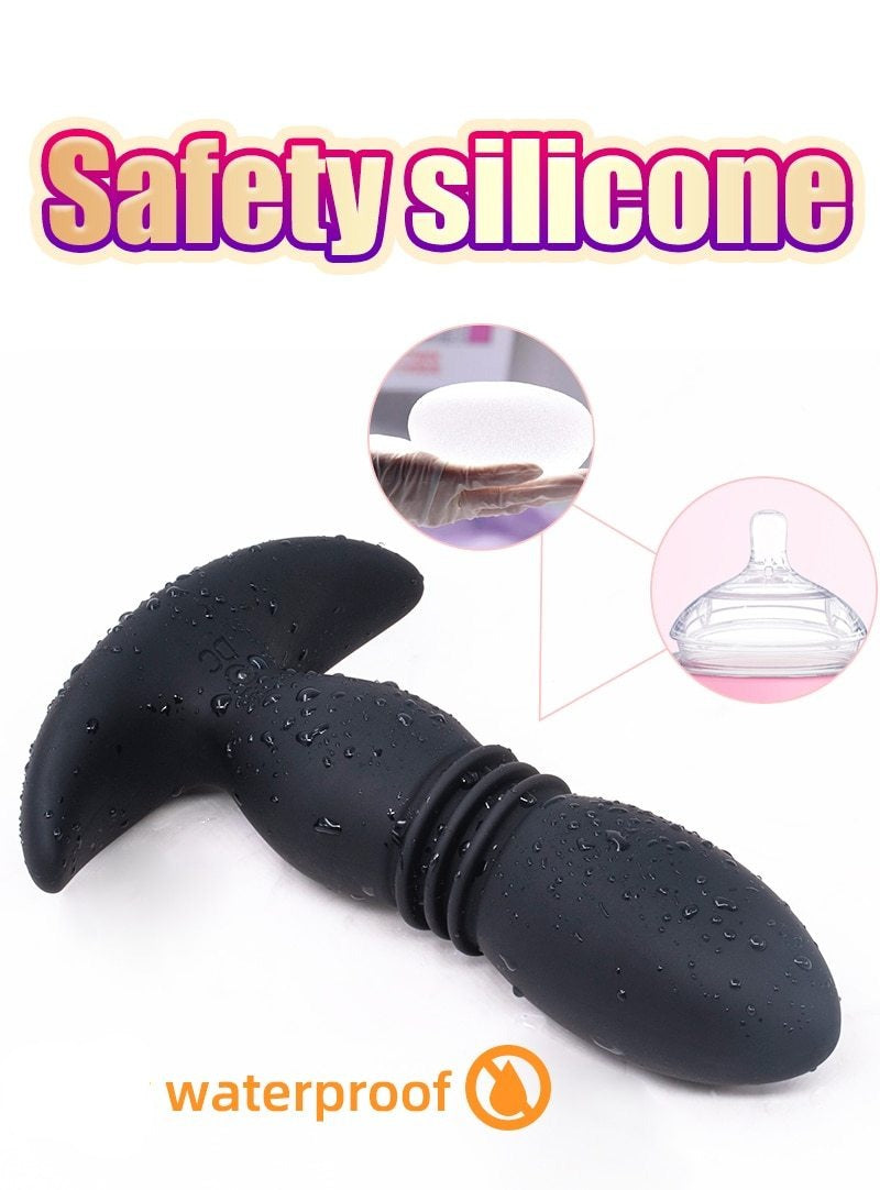 Vibrating Anal Plug w/ Remote - Sissy Lux