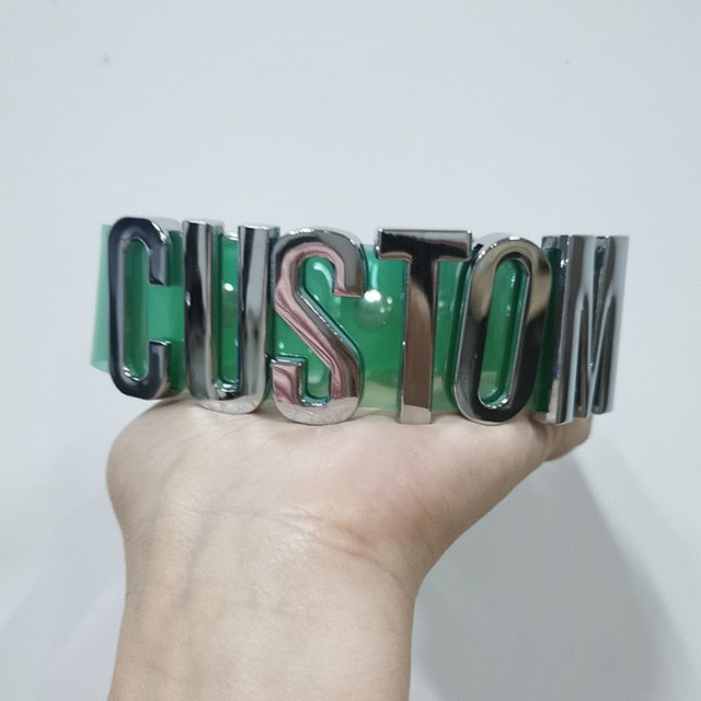 Personalized Sissy Holographic Choker - Sissy Lux
