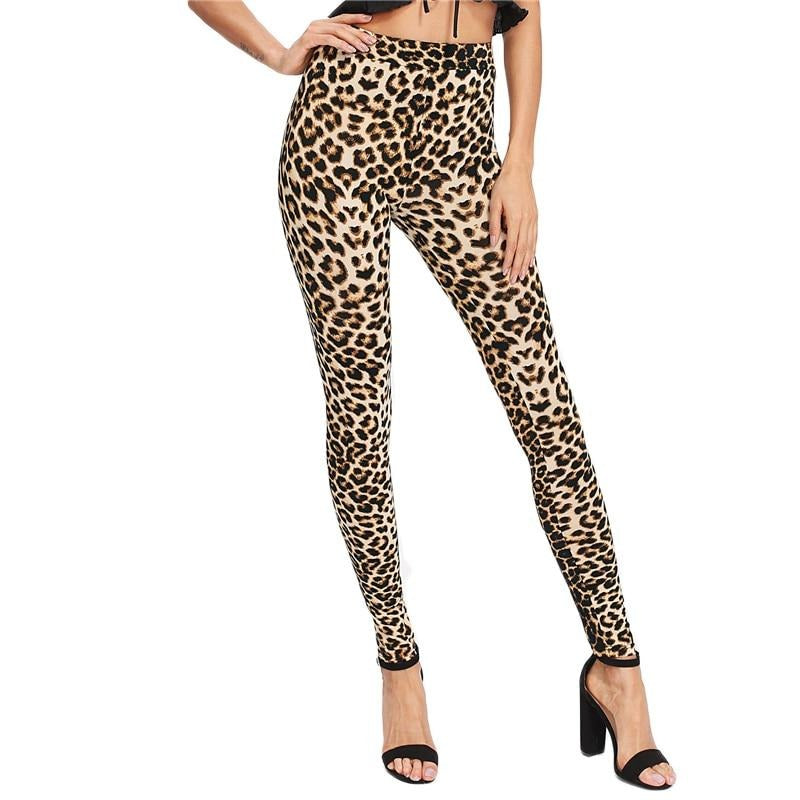 Cougar Sissy Leopard Print Leggings - Sissy Lux