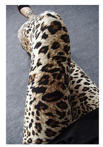 Cougar Sissy Leopard Print Leggings - Sissy Lux