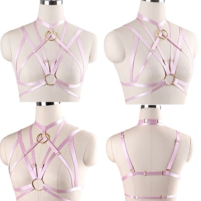 "Sissy Ana" Pink Harness - Sissy Lux