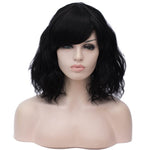 Load image into Gallery viewer, Short Wavy Wigs with Bangs - Sissy Lux
