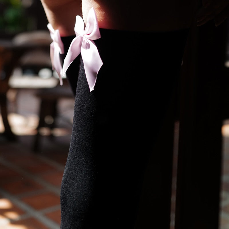 Ultimate Sissy Bow Stockings - Sissy Lux