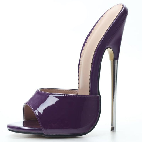 7" Sexy Peep Toe Sandals - Sissy Lux