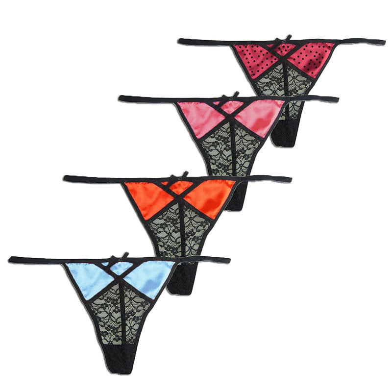 Sissy Panties 4Pcs Thong Set - Sissy Lux